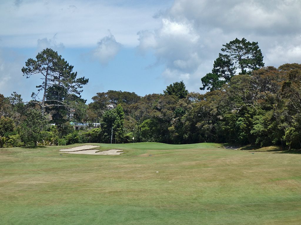 12th Hole at Titirangi Golf Club (454 Yard Par 4)